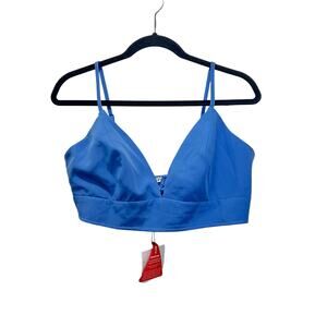 Unique 21 Blue Cropped Tank
